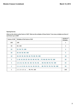 Module 4 lesson 5 | PDF