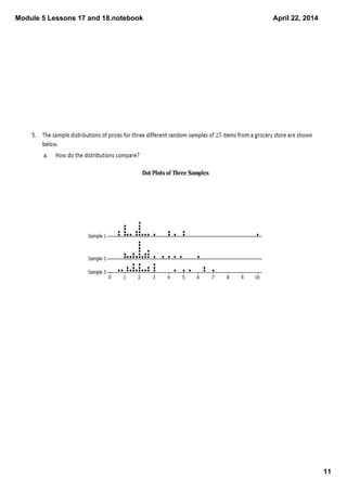 Module 5 Lessons 17 and 18.notebook
11
April 22, 2014
 