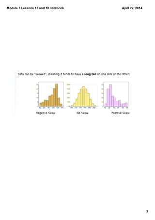 Module 5 Lessons 17 and 18.notebook
3
April 22, 2014
 