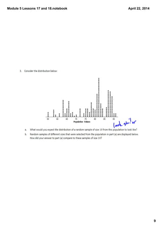Module 5 Lessons 17 and 18.notebook
9
April 22, 2014
 