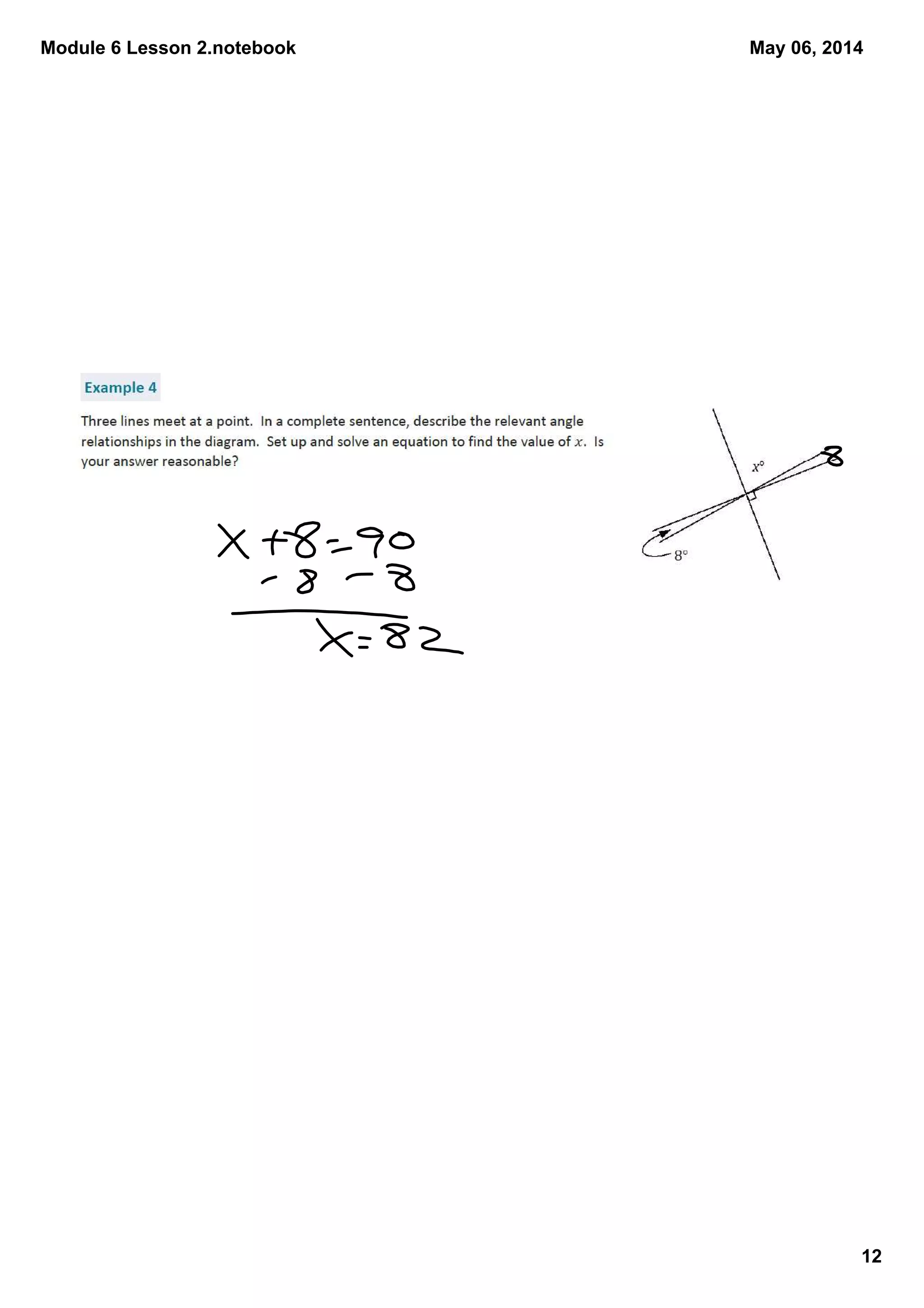 Module 6 Lesson 2.notebook
12
May 06, 2014
 