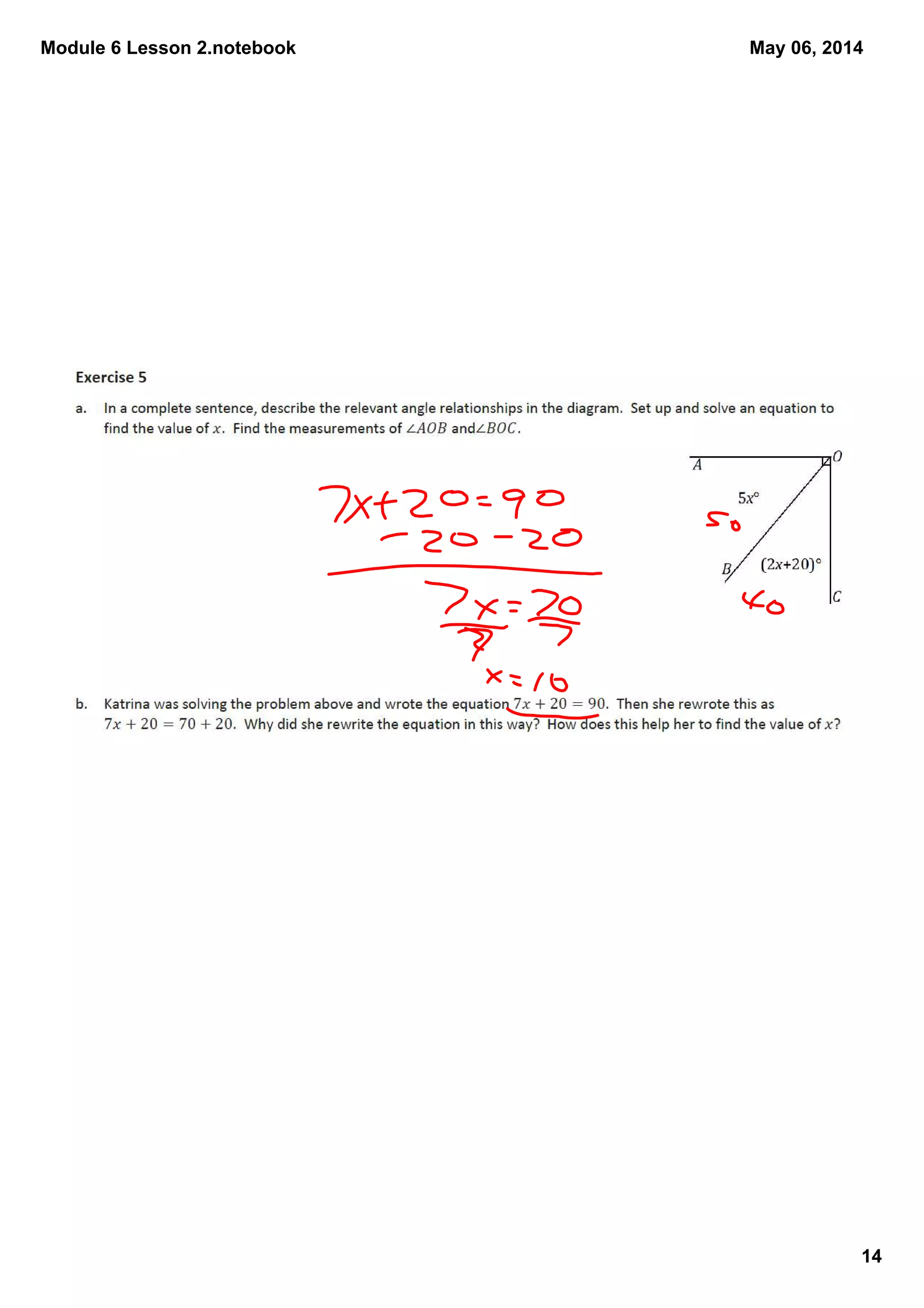 Module 6 Lesson 2.notebook
14
May 06, 2014
 