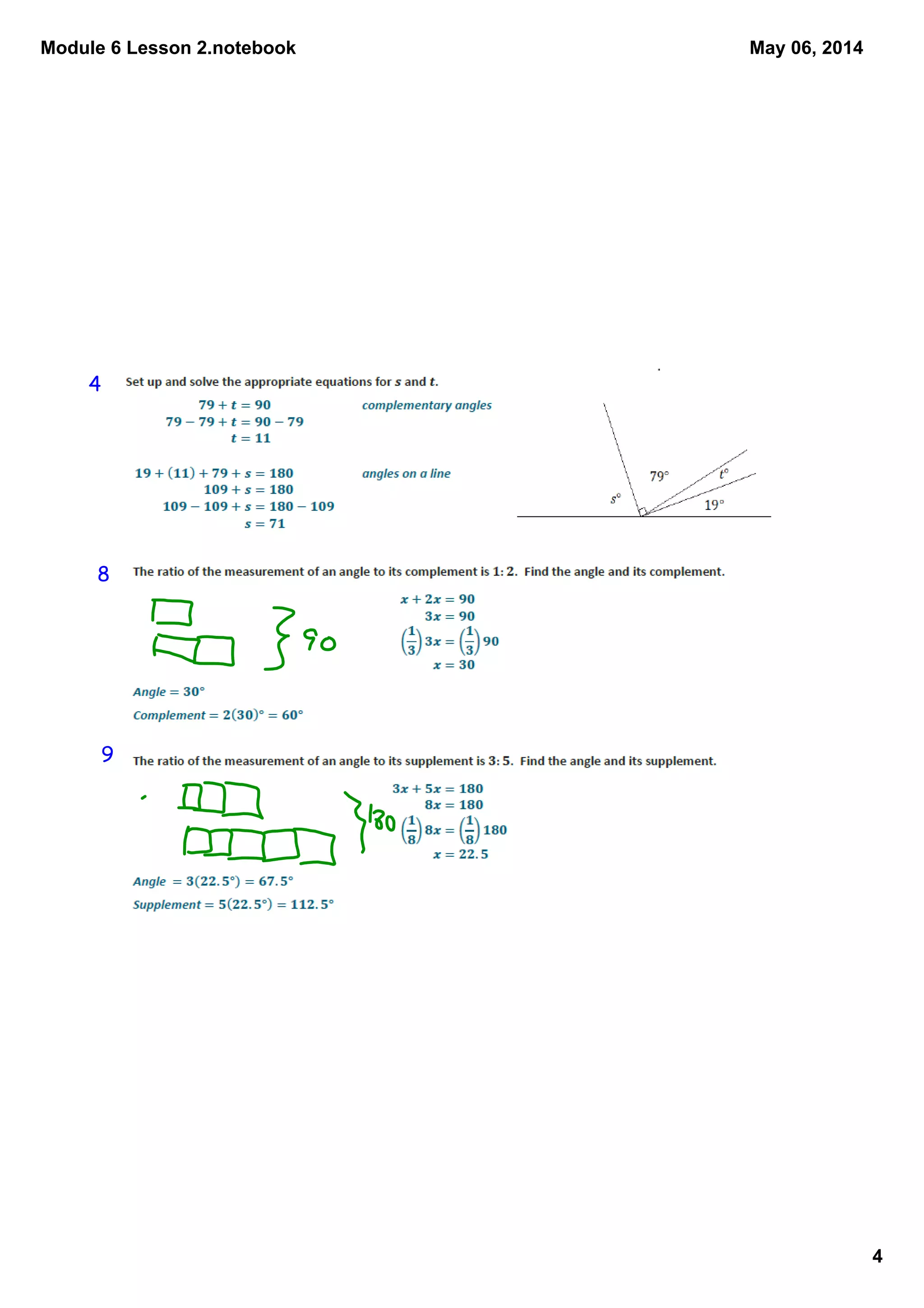Module 6 Lesson 2.notebook
4
May 06, 2014
44
8
9
 