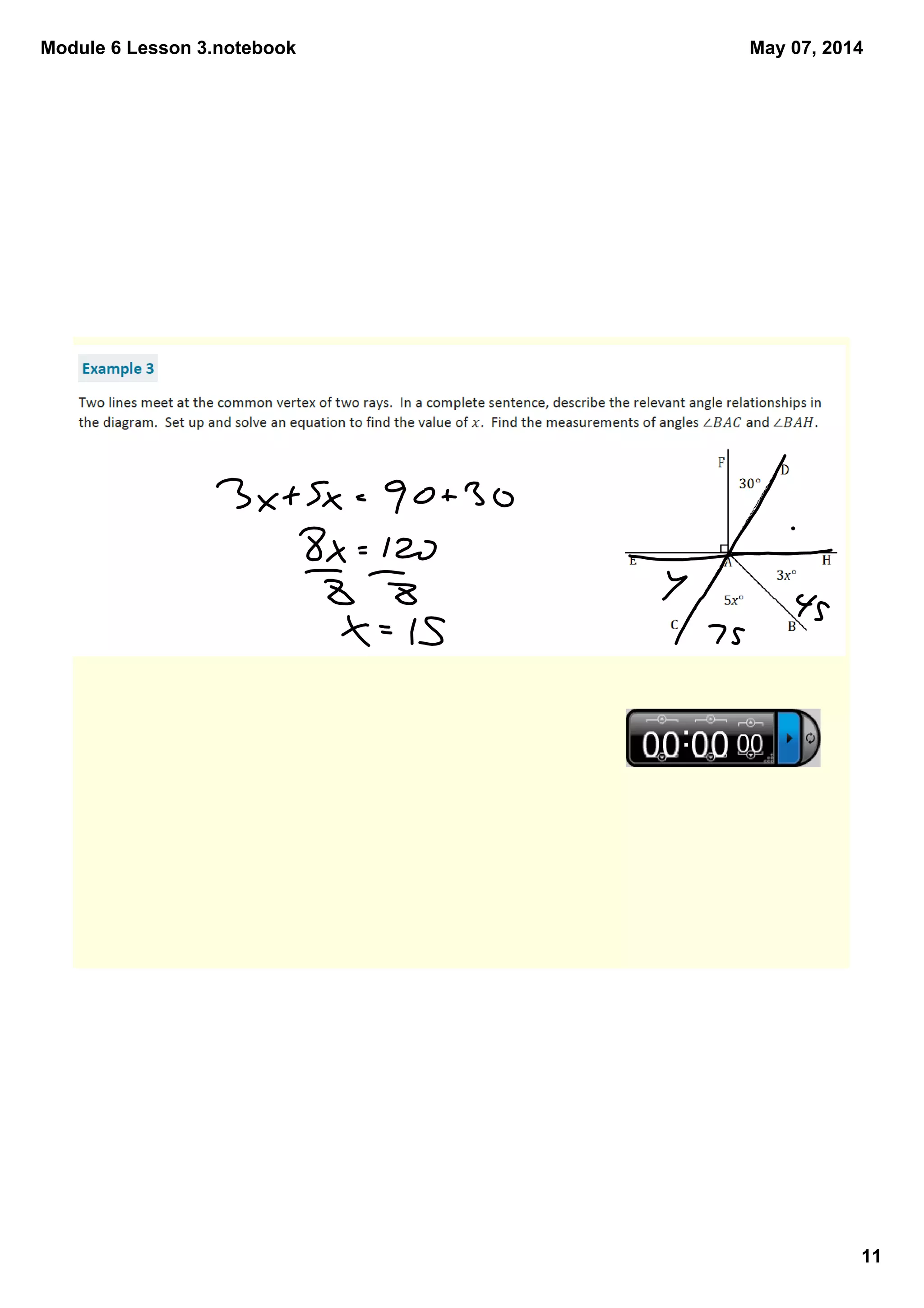 Module 6 Lesson 3.notebook
11
May 07, 2014
 