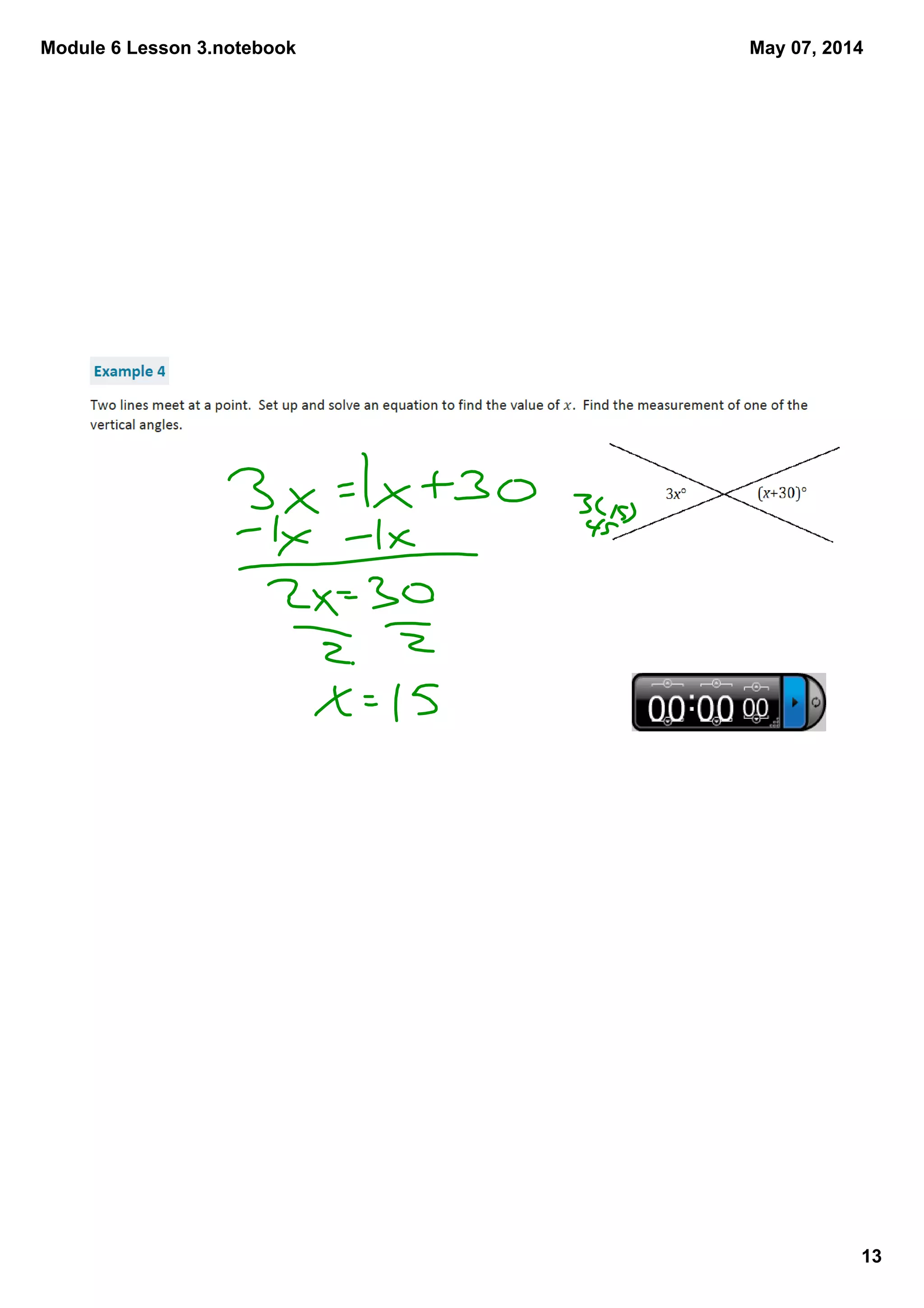 Module 6 Lesson 3.notebook
13
May 07, 2014
 