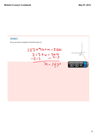 Module 6 Lesson 3.notebook
7
May 07, 2014