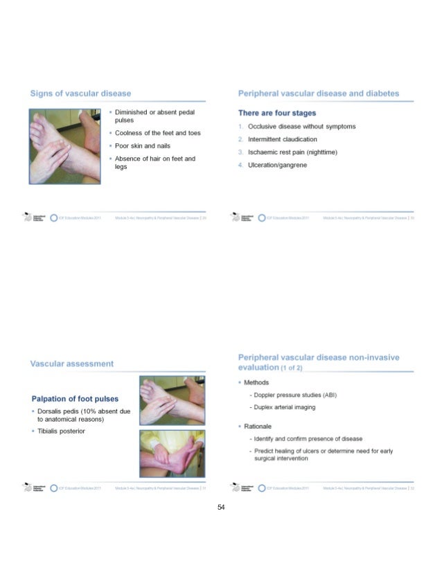 Diabetic Neuropathy and Peripheral vascular disease case studies by d…