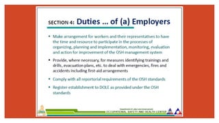 Module 2 a Salient Features of OSH Reference | PPTX
