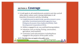 Module 2 a Salient Features of OSH Reference | PPTX