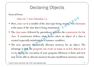 Introducing Classes in JAVA | PDF