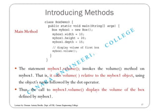 Introducing Classes in JAVA | PDF