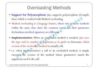 Methods and Classes in JAVA | PPT
