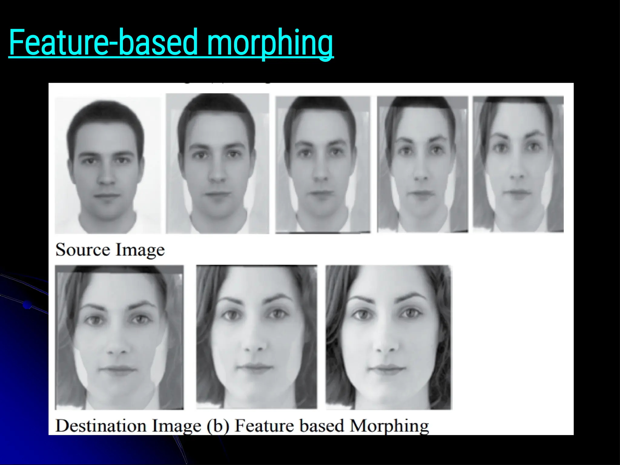 Feature-based morphing 