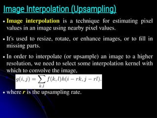 Module 2 Computer Vision: Image Processing | PDF