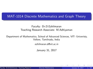Module - 2 Discrete Mathematics and Graph Theory | PDF