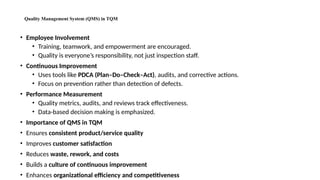 Comprehensive Guide to Quality Statements and Leadership in Total ...