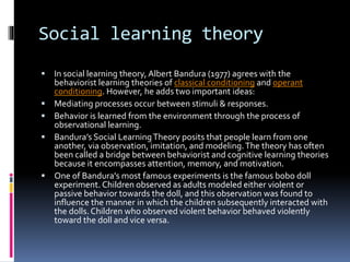 Module 2 perception and learning | PPTX