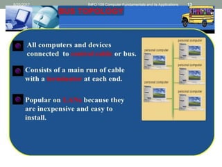 8/25/2017 INFO 108 Computer Fundamentals and its Applications 13
 