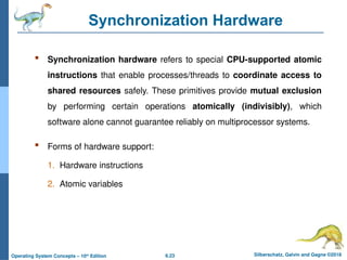 Comprehensive Overview of Process Synchronization in Operating Systems ...