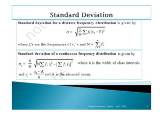Measure of Dispersion (statistics) | PDF
