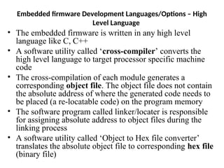 Module-3 Embedded syatem firmware design.ppt | Operating Systems ...