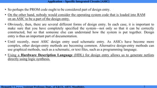 Application Specific Integrated Circuit Module 3 Notes | PDF