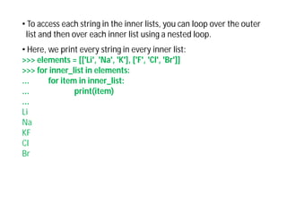 Comprehensive Guide to Python Lists: Storage, Access, and Modification ...