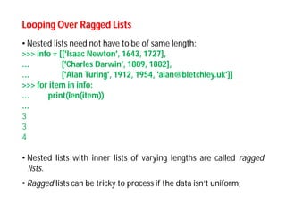 Comprehensive Guide to Python Lists: Storage, Access, and Modification ...