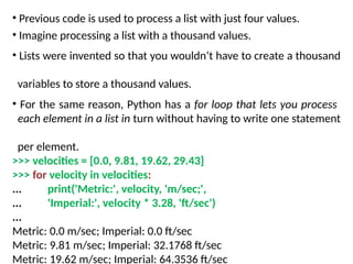 Comprehensive Guide to Python Lists: Storage, Access, and Modification ...
