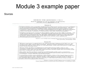 Module 3 example paper Sources 