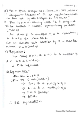 Module 3 dms solved papers | PDF