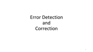 Computer Error Correction Comprehensive Overview of Error Detection and Correction in Computer ...