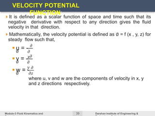 Module-3_FLUID KINEMATICS AND DYNAMICS.ppt