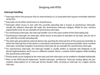 Comprehensive Overview of RTOS and IDE for Embedded System Design | PPTX
