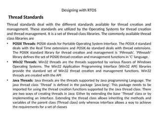 Comprehensive Overview of RTOS and IDE for Embedded System Design | PPTX