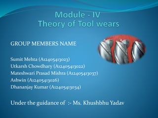 GROUP MEMBERS NAME
Sumit Mehta (A12405413023)
Utkarsh Chowdhary (A12405413022)
Mateshwari Prasad Mishra (A12405413037)
Ashwin (A12405413026)
Dhananjay Kumar (A12405413034)
Under the guidance of :- Ms. Khushbhu Yadav
 
