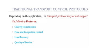 TCP Protocol for Wireless sensor Networks | PPTX