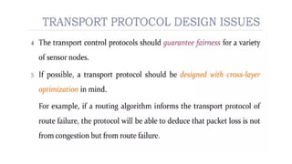 TCP Protocol for Wireless sensor Networks | PPTX