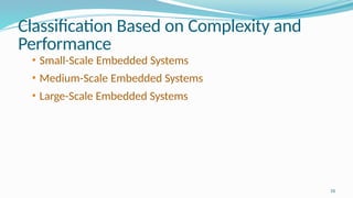 Comprehensive Overview of Embedded Systems: Components, Classification ...