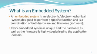Comprehensive Overview of Embedded Systems: Components, Classification ...