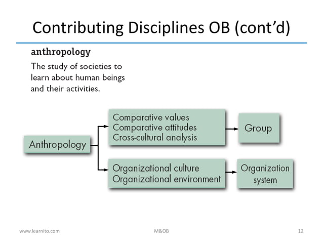 M&OB - Introduction to Organizational Behavior | PDF
