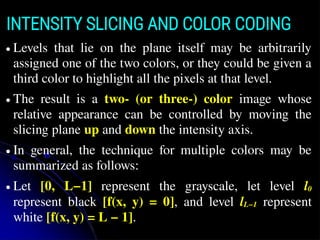 Module 4 Color Image Processing techniques | PDF
