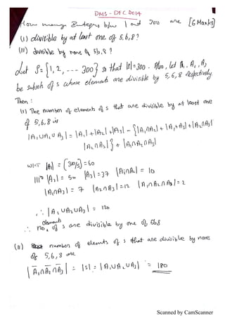 Module 4 dms solved papers | PDF
