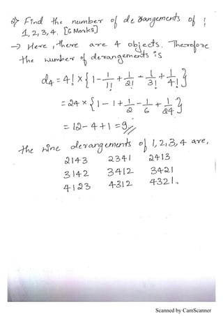 Module 4 dms solved papers | PDF