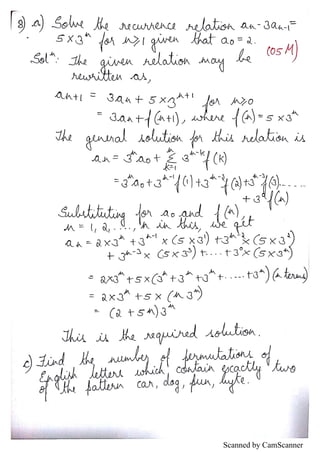 Module 4 dms solved papers | PDF