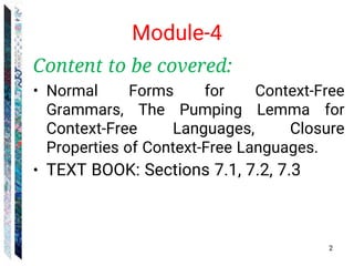 Module-4 TOC of computation notes 5 th sem | PDF