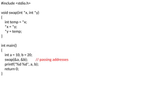 Comprehensive Guide to Functions in C Programming Language | PPTX