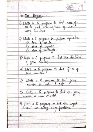 Functions and Recursion