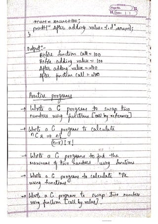 Functions and Recursion