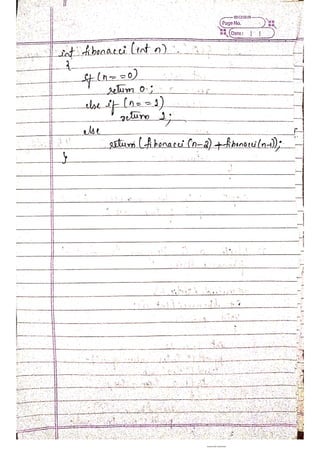 Functions and Recursion